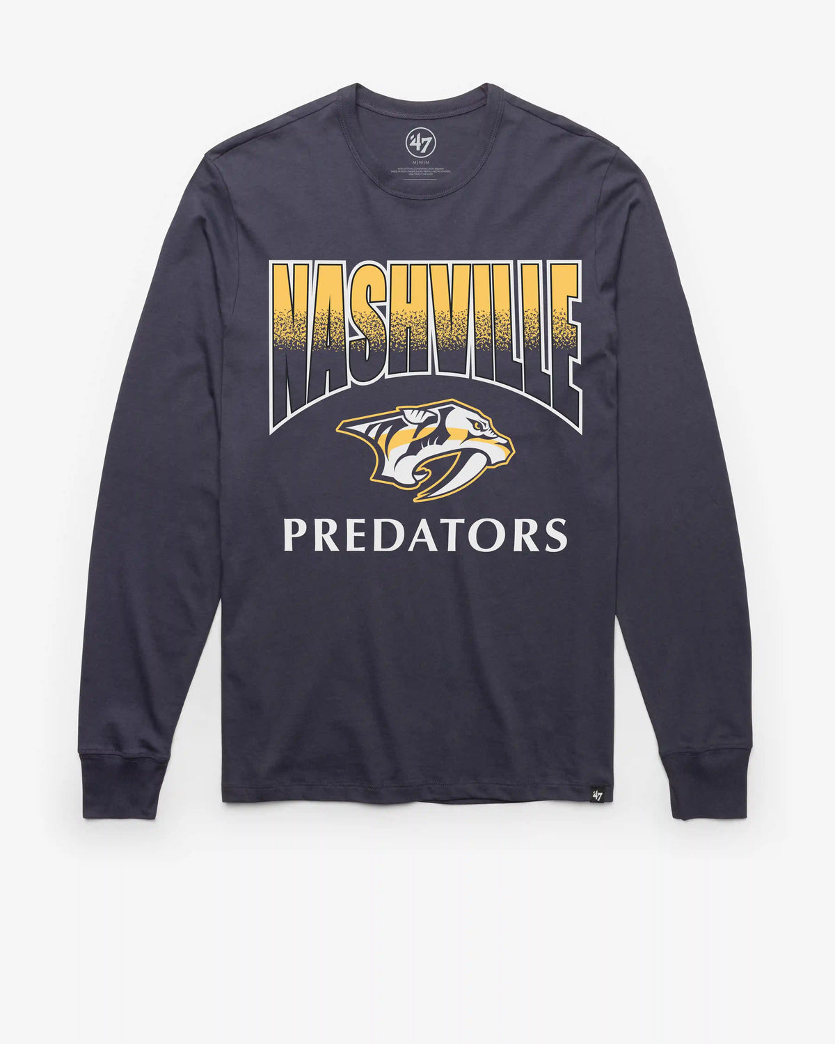 NASHVILLE PREDATORS SWEEP DOWN '47 FRANKLIN LONG SLEEVE TEE