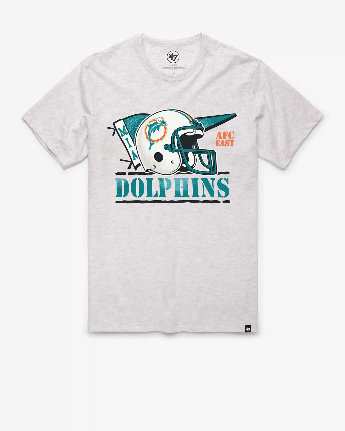 MIAMI DOLPHINS HISTORIC MOTION FIELD '47 FRANKLIN TEE