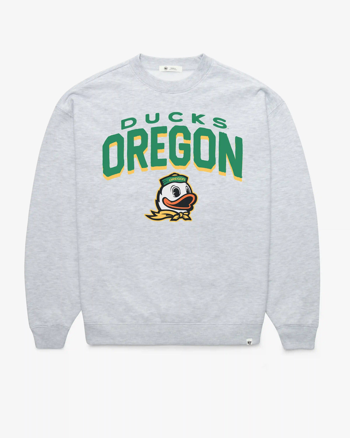 OREGON DUCKS CAMPUS ARCH CLOUD '47 OVERSIZED CREW WOMENS