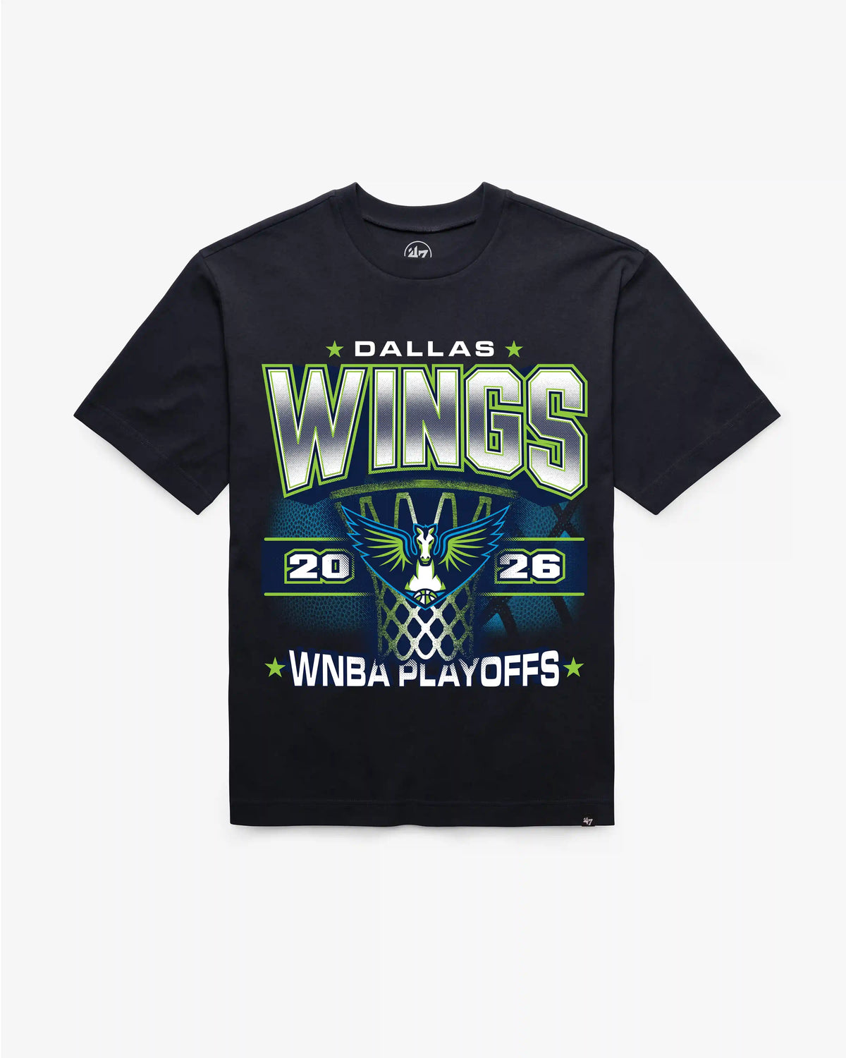 DALLAS WINGS PLAYOFFS '47 FOUNDATION TEE