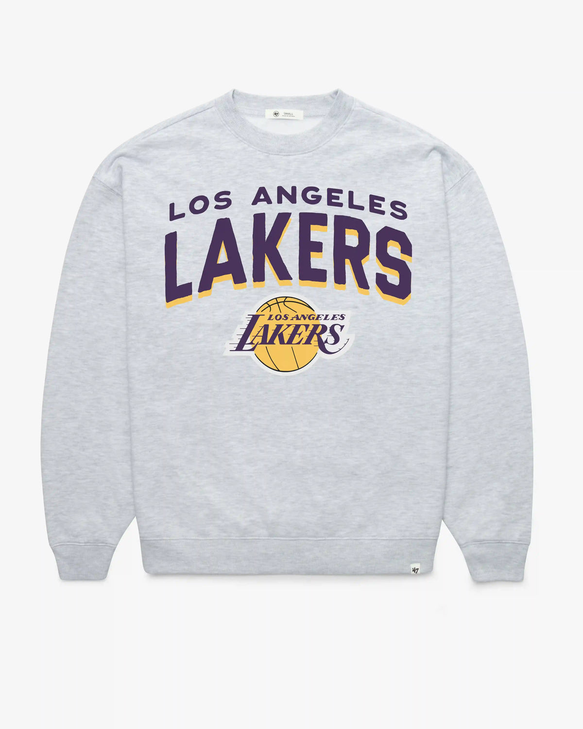 LOS ANGELES LAKERS CAMPUS ARCH CLOUD '47 OVERSIZED CREW WOMENS