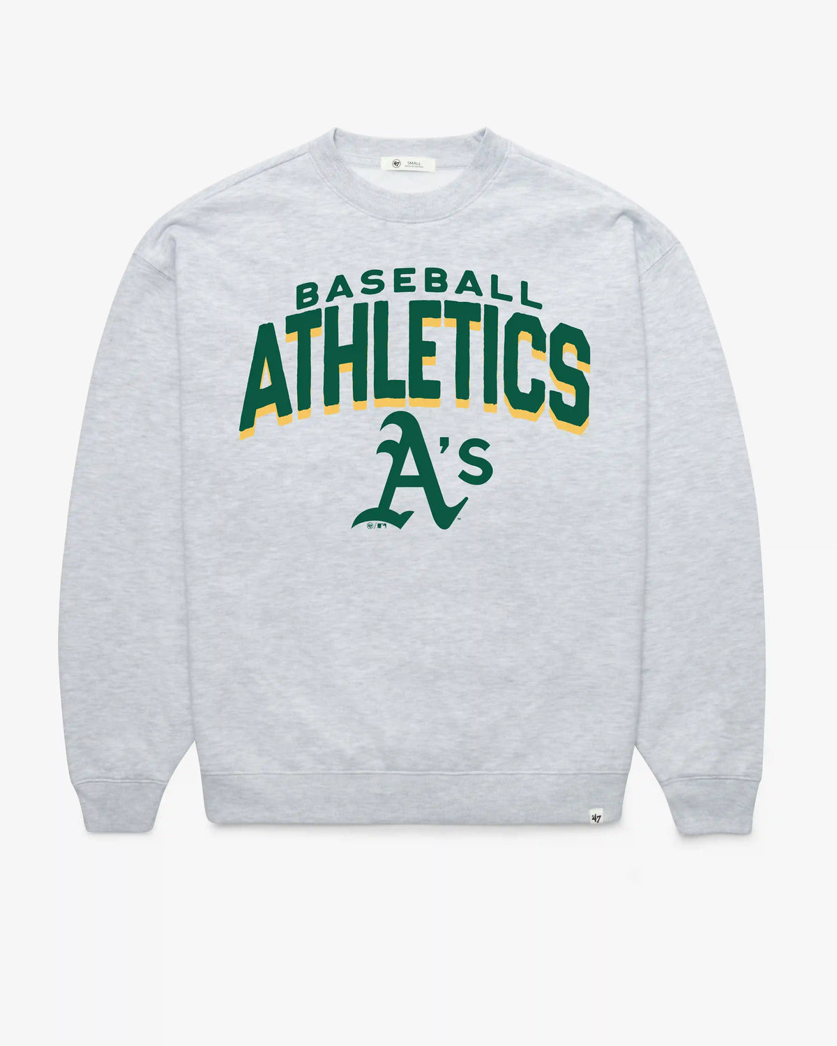 ATHLETICS BASEBALL CAMPUS ARCH CLOUD '47 OVERSIZED CREW WOMENS