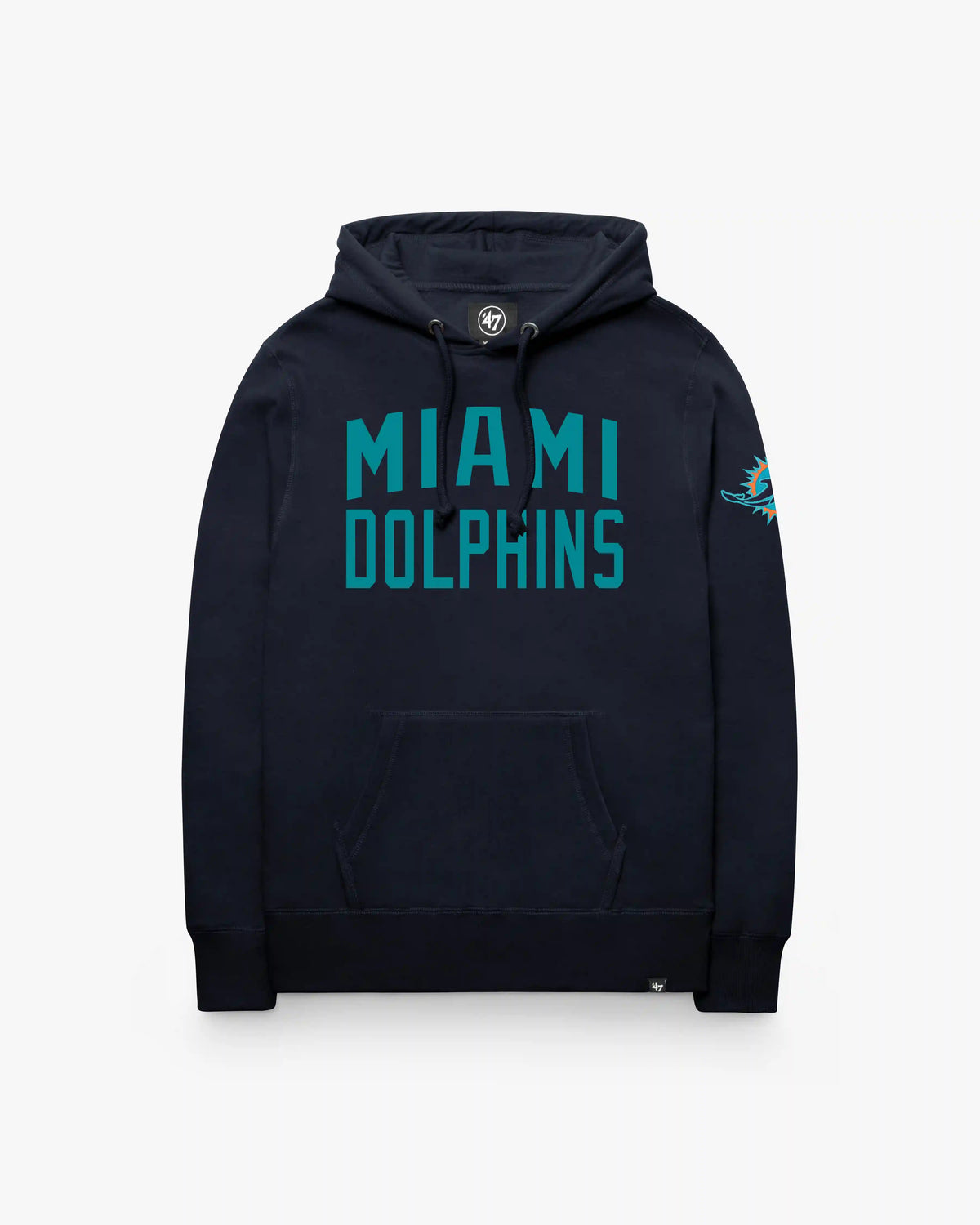 MIAMI DOLPHINS RIVALRY GAMEBREAK '47 HEADLINE PULLOVER HOOD