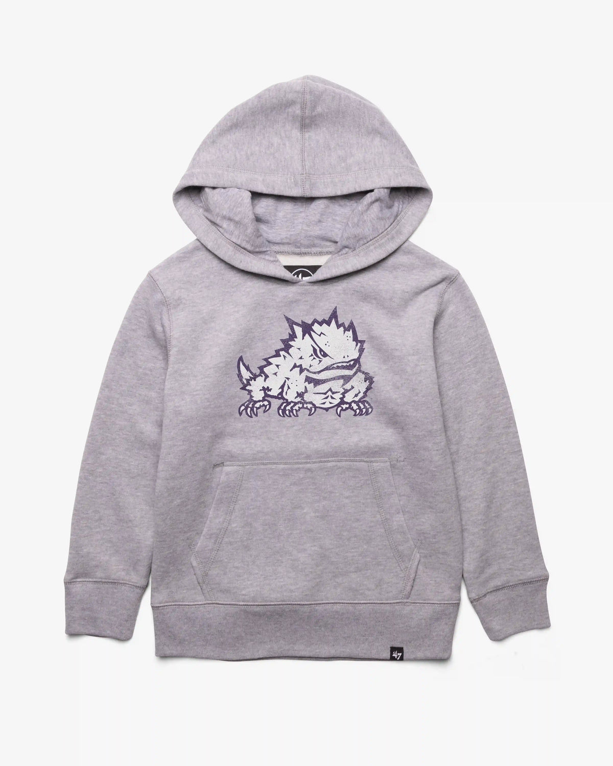 TEXAS CHRISTIAN HORNED FROGS DISTRESSED IMPRINT '47 KID'S HEADLINE HOOD