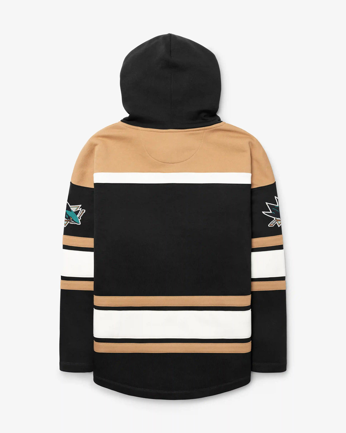 SAN JOSE SHARKS BLOCK SCRIPT SUPERIOR '47 LACER HOOD