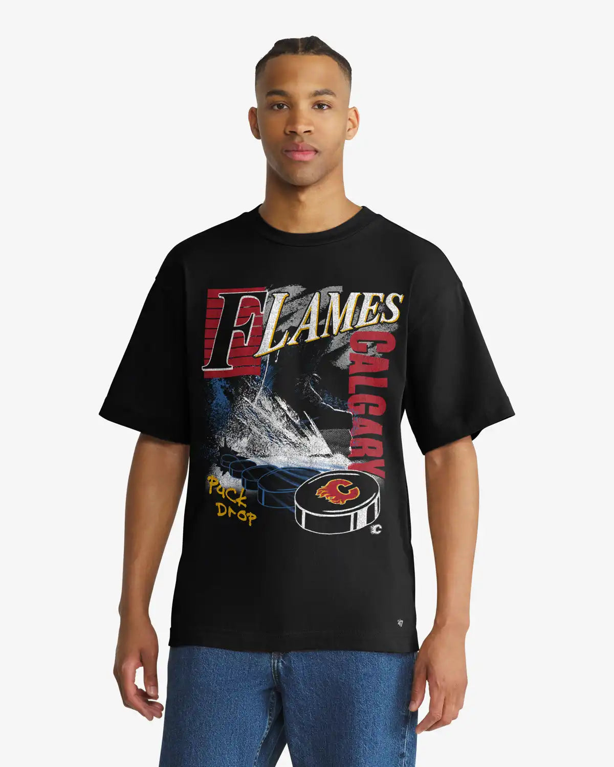 CALGARY FLAMES FRESH ICE '47 FOUNDATION TEE