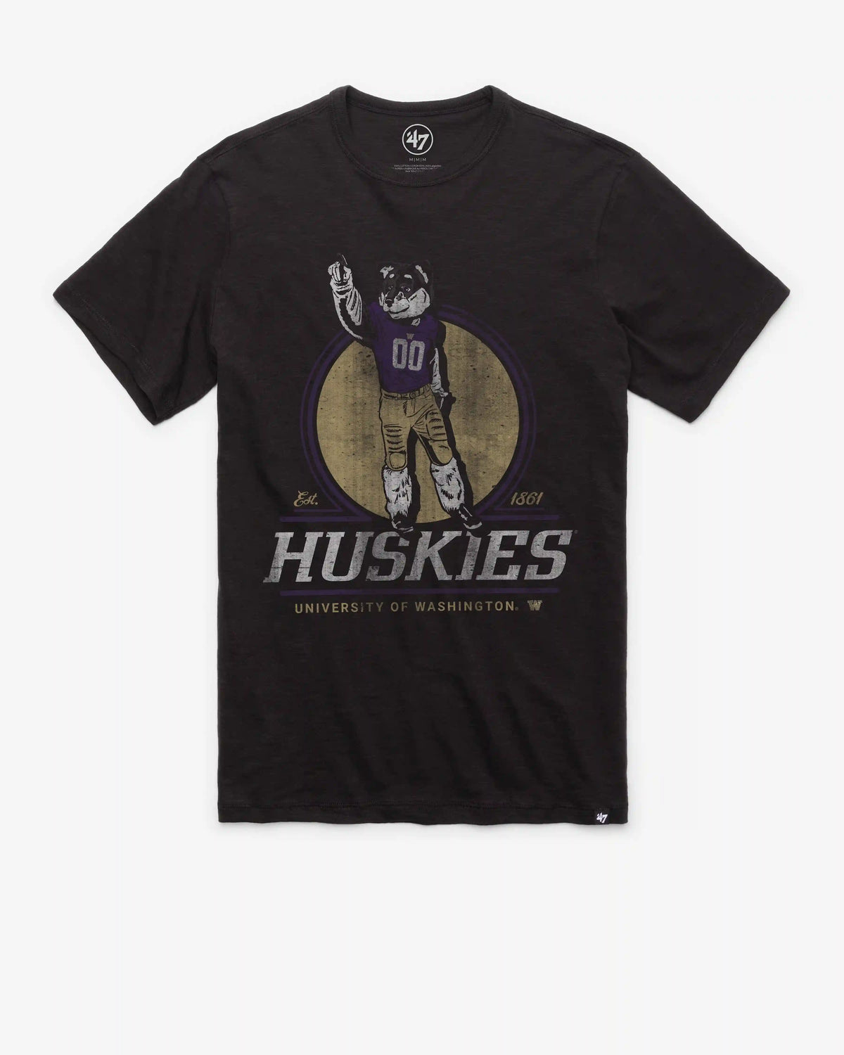 WASHINGTON HUSKIES EMBLEM MARK '47 SCRUM TEE