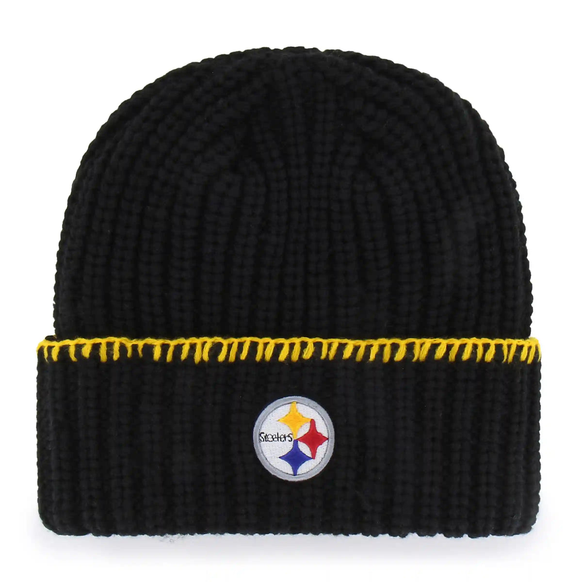 PITTSBURGH STEELERS BLANKET STITCH '47 WOMEN'S CUFF KNIT