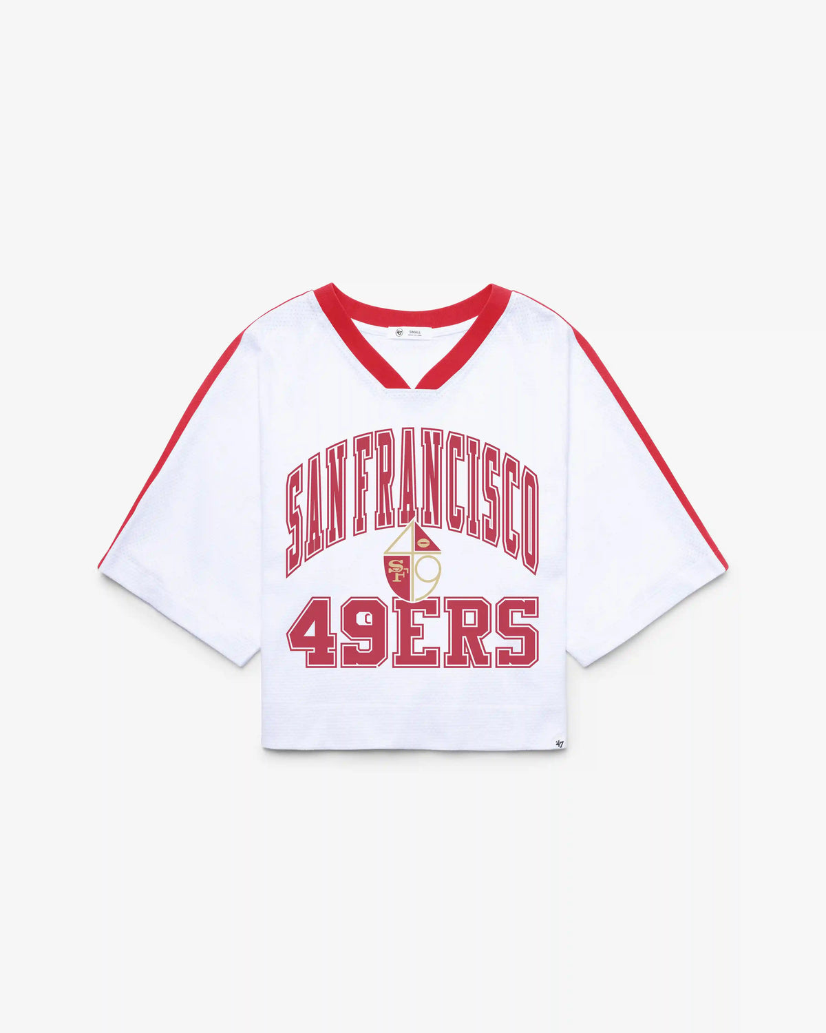 SAN FRANCISCO 49ERS HISTORIC BIG OVERARCH '47 WOMEN'S DROP NEEDLE RAGLAN JERSEY