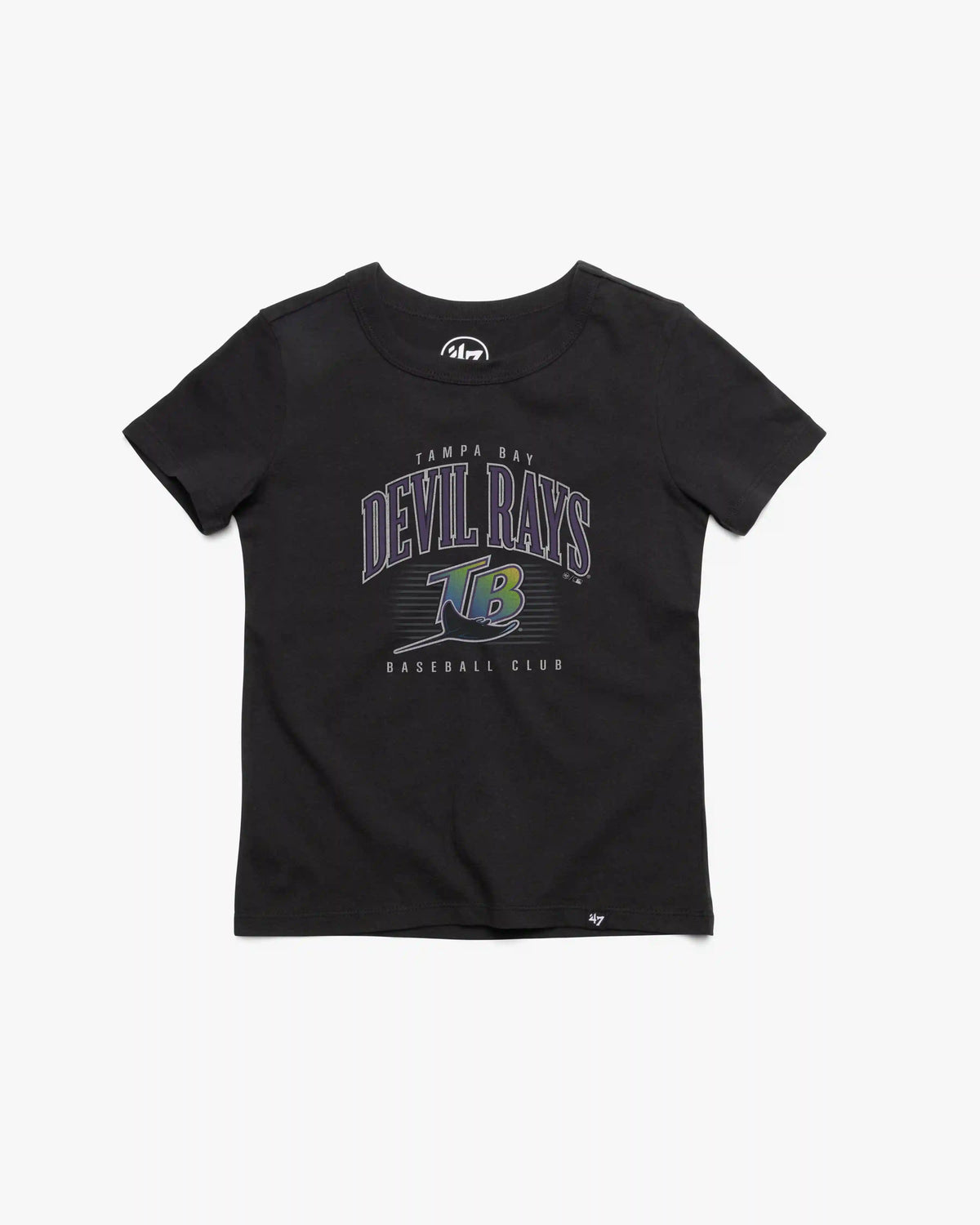 TAMPA BAY RAYS COOPERSTOWN DOUBLE HEADER '47 KID'S FRANKLIN TEE