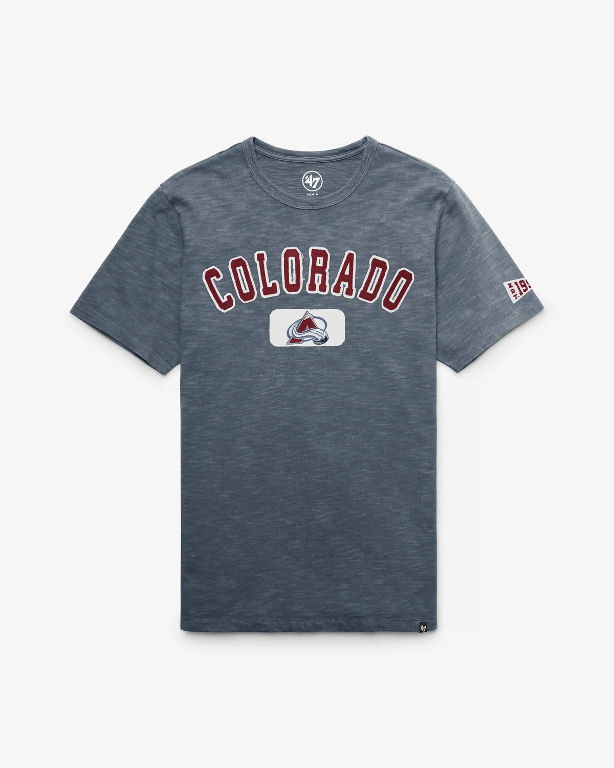 COLORADO AVALANCHE SEYMOORE WELL WORN '47 HEAVY SLUB TEE