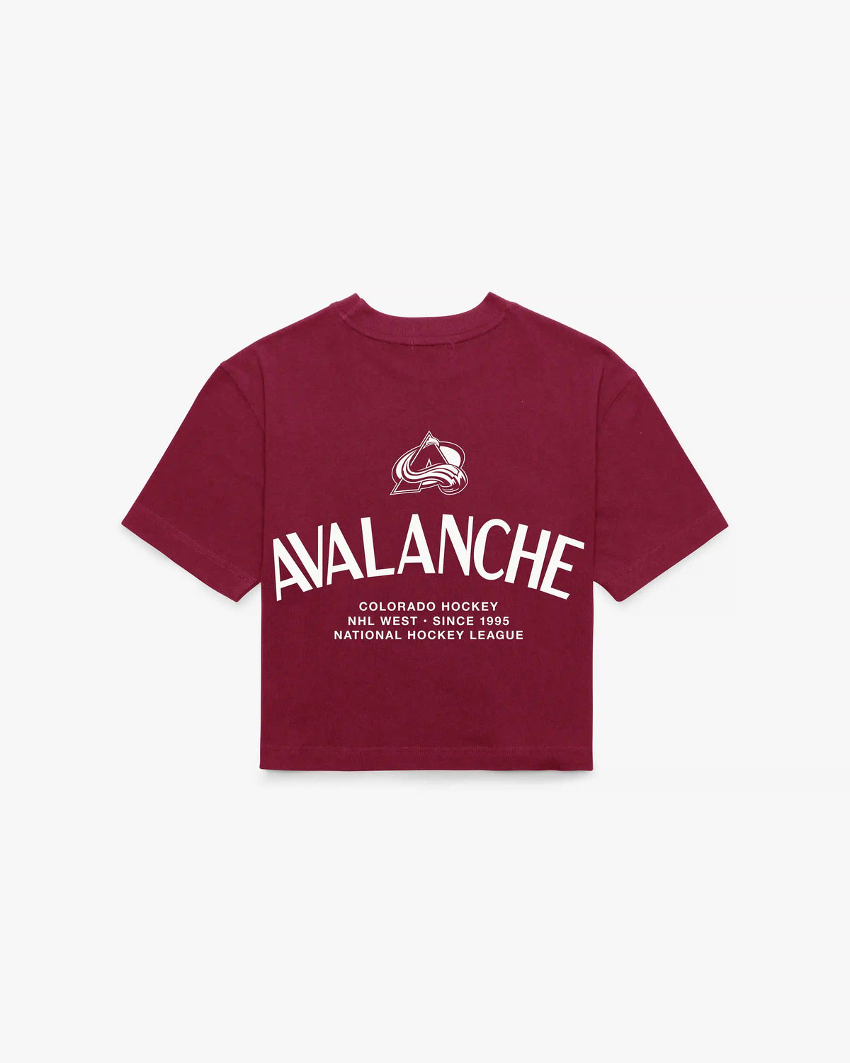 COLORADO AVALANCHE HADRIAN '47 FOUNDATION CROP TEE WOMENS