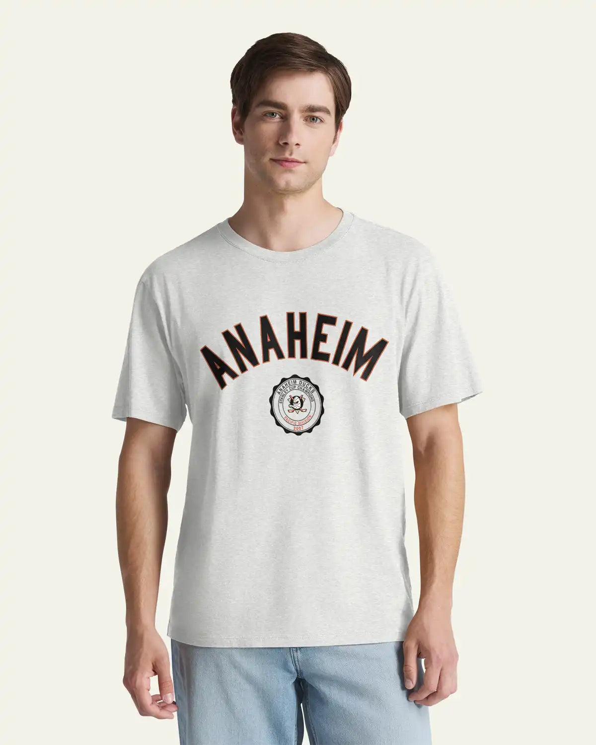 ANAHEIM DUCKS VINTAGE CREST BEND '47 EVERYDAY TEE