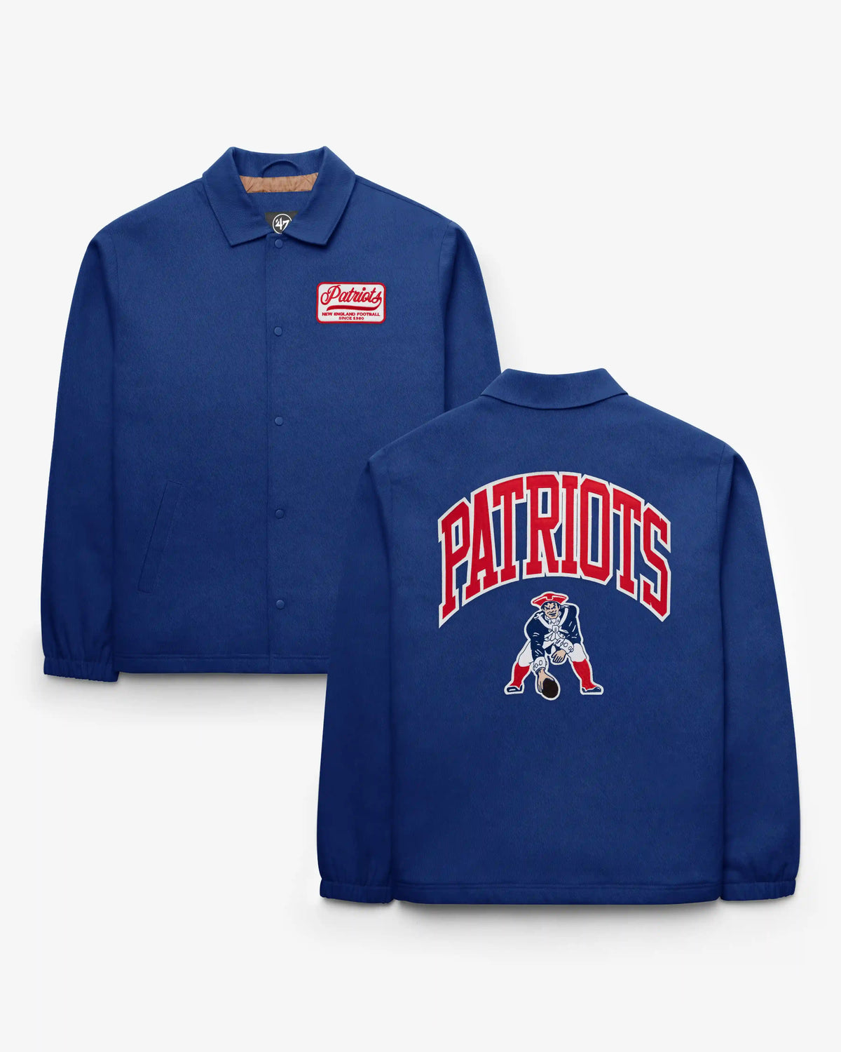NEW ENGLAND PATRIOTS HISTORIC RETREAD '47 COACHES JACKET