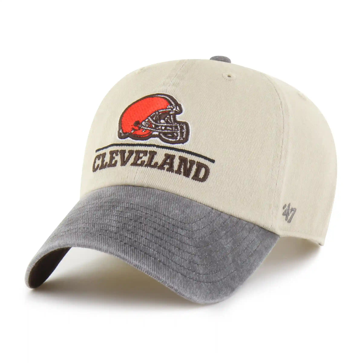 CLEVELAND BROWNS LOGO LINE TWO TONE '47 CLEAN UP