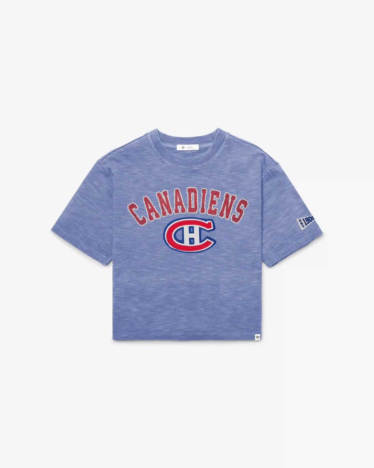 MONTREAL CANADIENS VINTAGE ELMORE WELL WORN '47 HEAVY SLUB TEE WOMENS