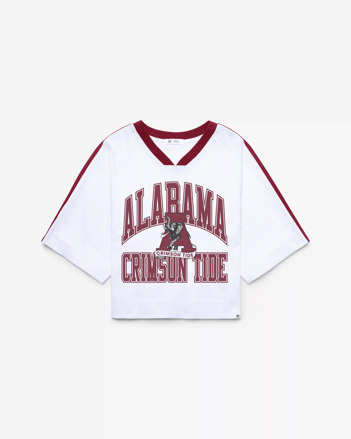 ALABAMA CRIMSON TIDE VINTAGE BIG OVERARCH '47 WOMEN'S DROP NEEDLE RAGLAN JERSEY