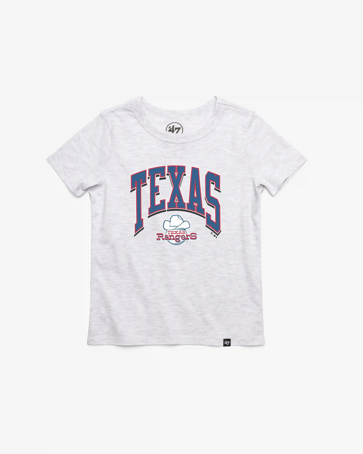 TEXAS RANGERS COOPERSTOWN WALK TALL '47 FRANKLIN TEE KIDS