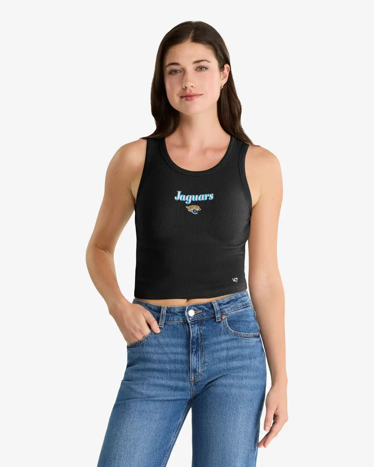 JACKSONVILLE JAGUARS STRAIGHT CUT '47 BABY RIB TANK WOMENS