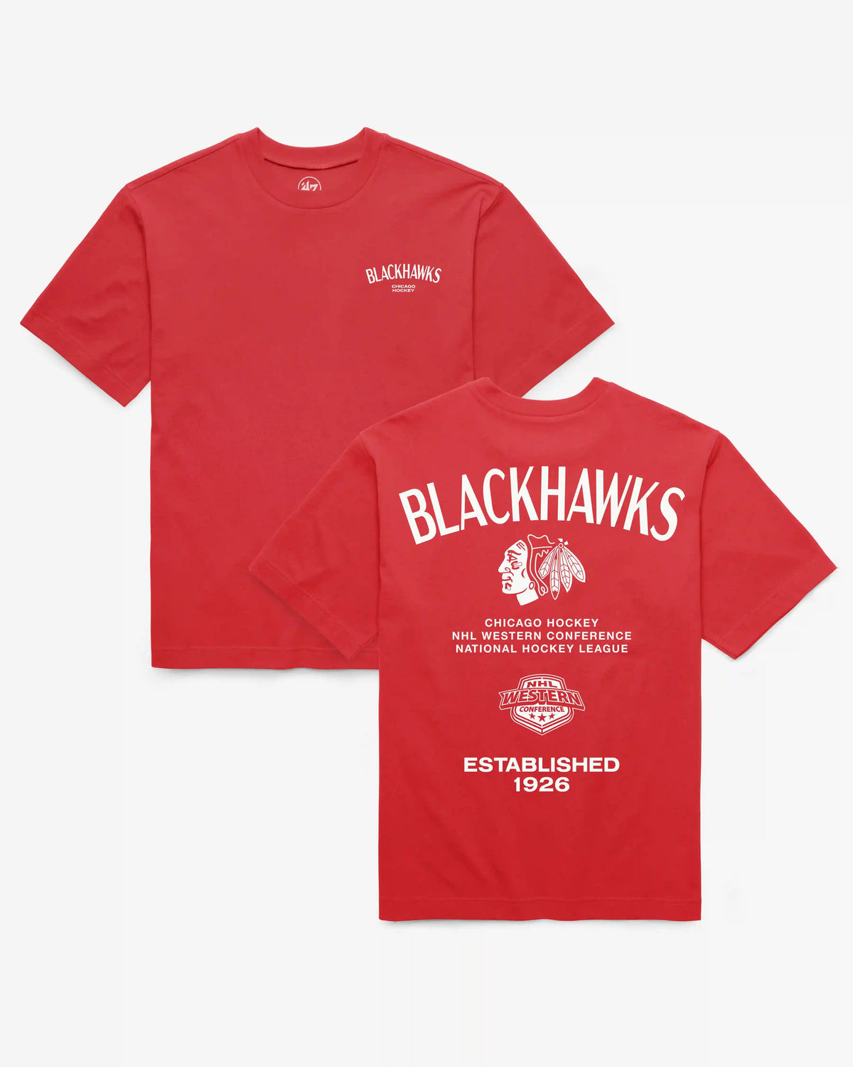 CHICAGO BLACKHAWKS CONSTANTINE '47 FOUNDATION TEE