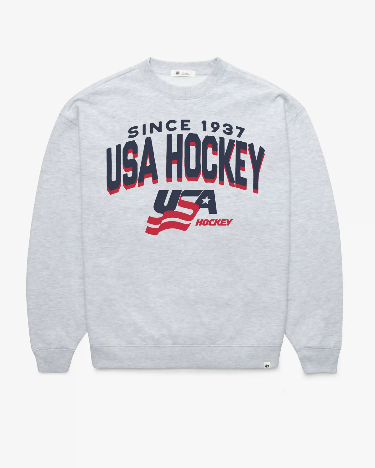 USA HOCKEY CAMPUS ARCH CLOUD '47 OVERSIZED CREW WOMENS