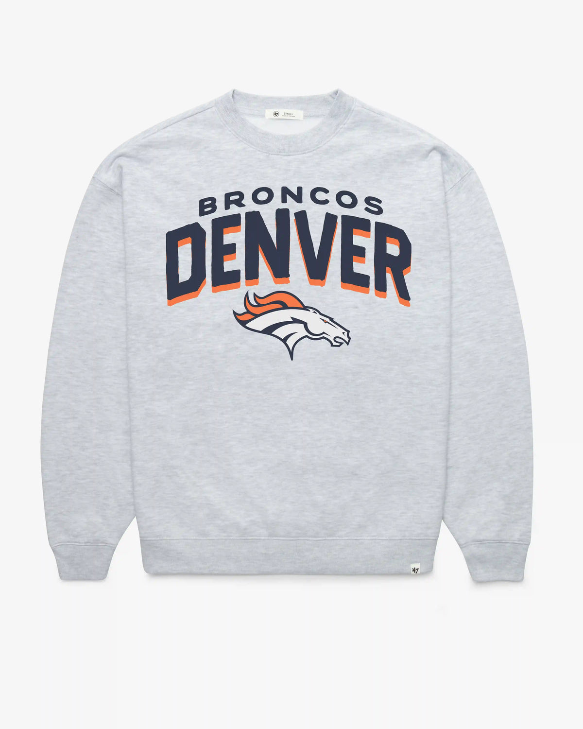 DENVER BRONCOS CAMPUS ARCH CLOUD '47 OVERSIZED CREW WOMENS
