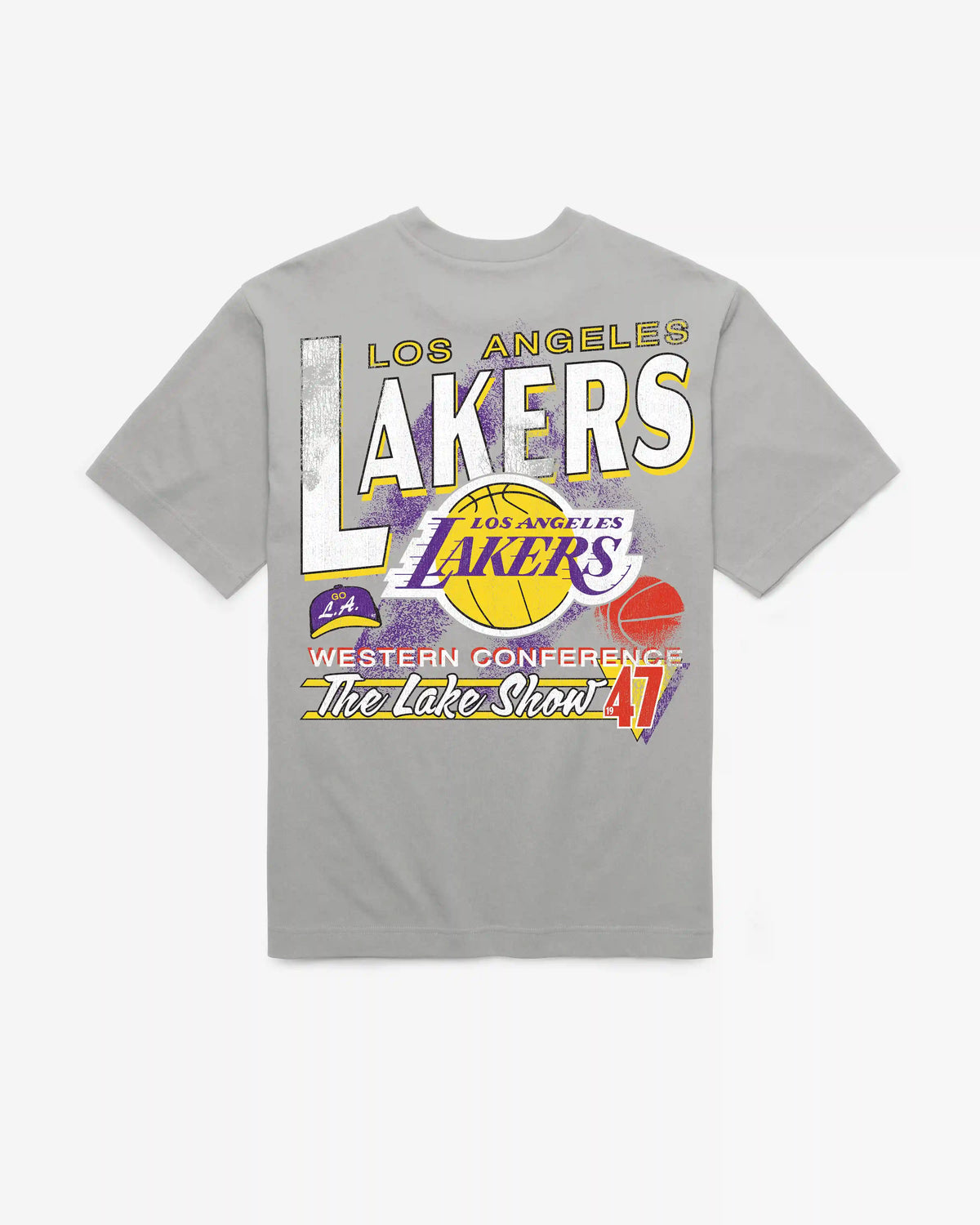 LOS ANGELES LAKERS UNDER BAR '47 FOUNDATION TEE