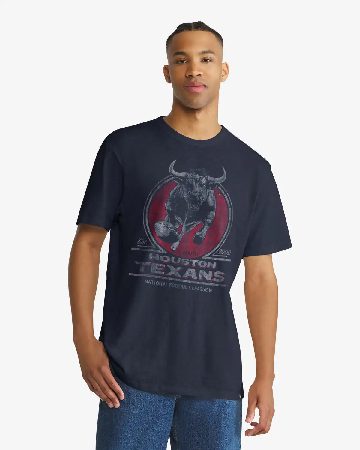HOUSTON TEXANS EMBLEM MARK '47 SCRUM TEE