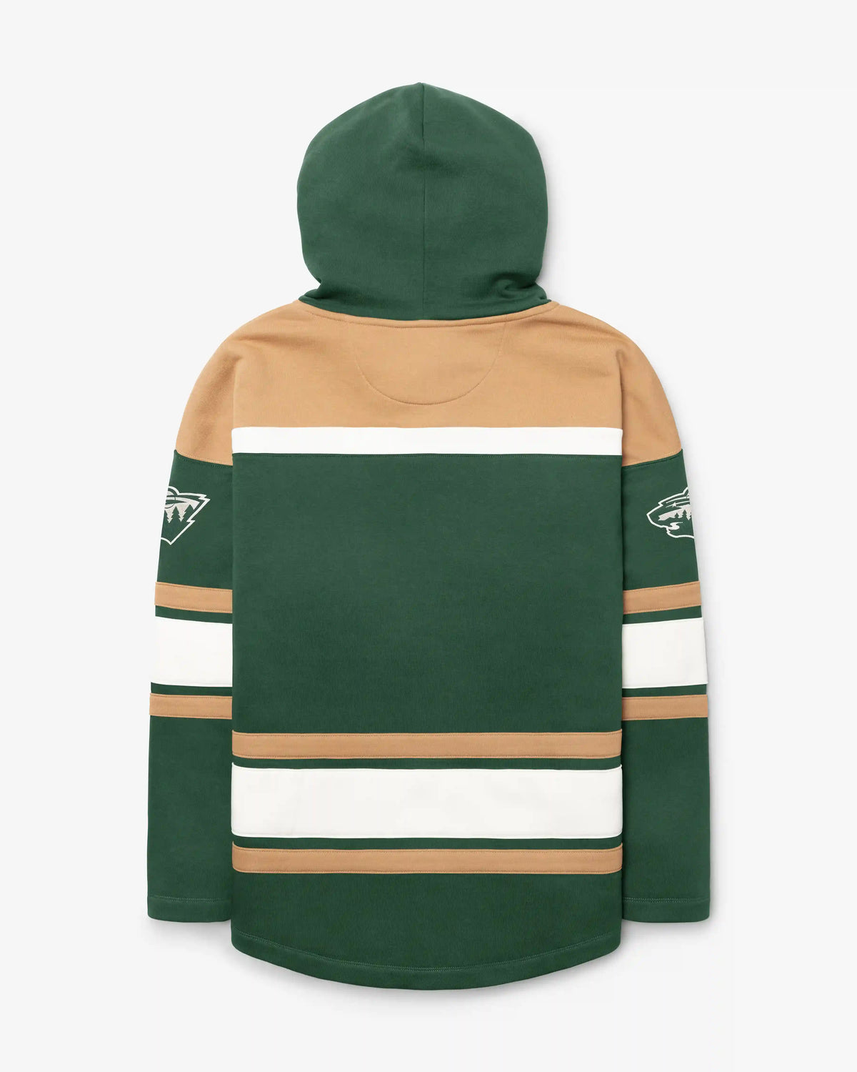 MINNESOTA WILD BLOCK SCRIPT SUPERIOR '47 LACER HOOD