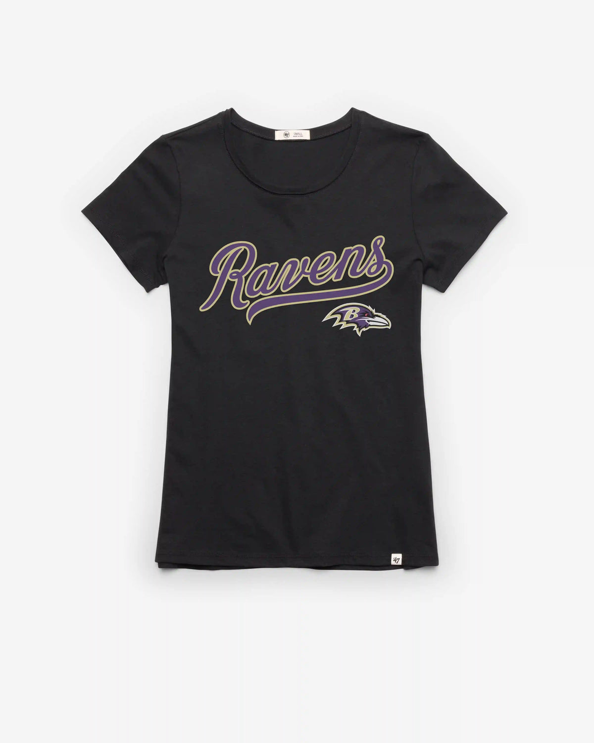BALTIMORE RAVENS TAIL SWEEP '47 FRANKIE TEE WOMENS