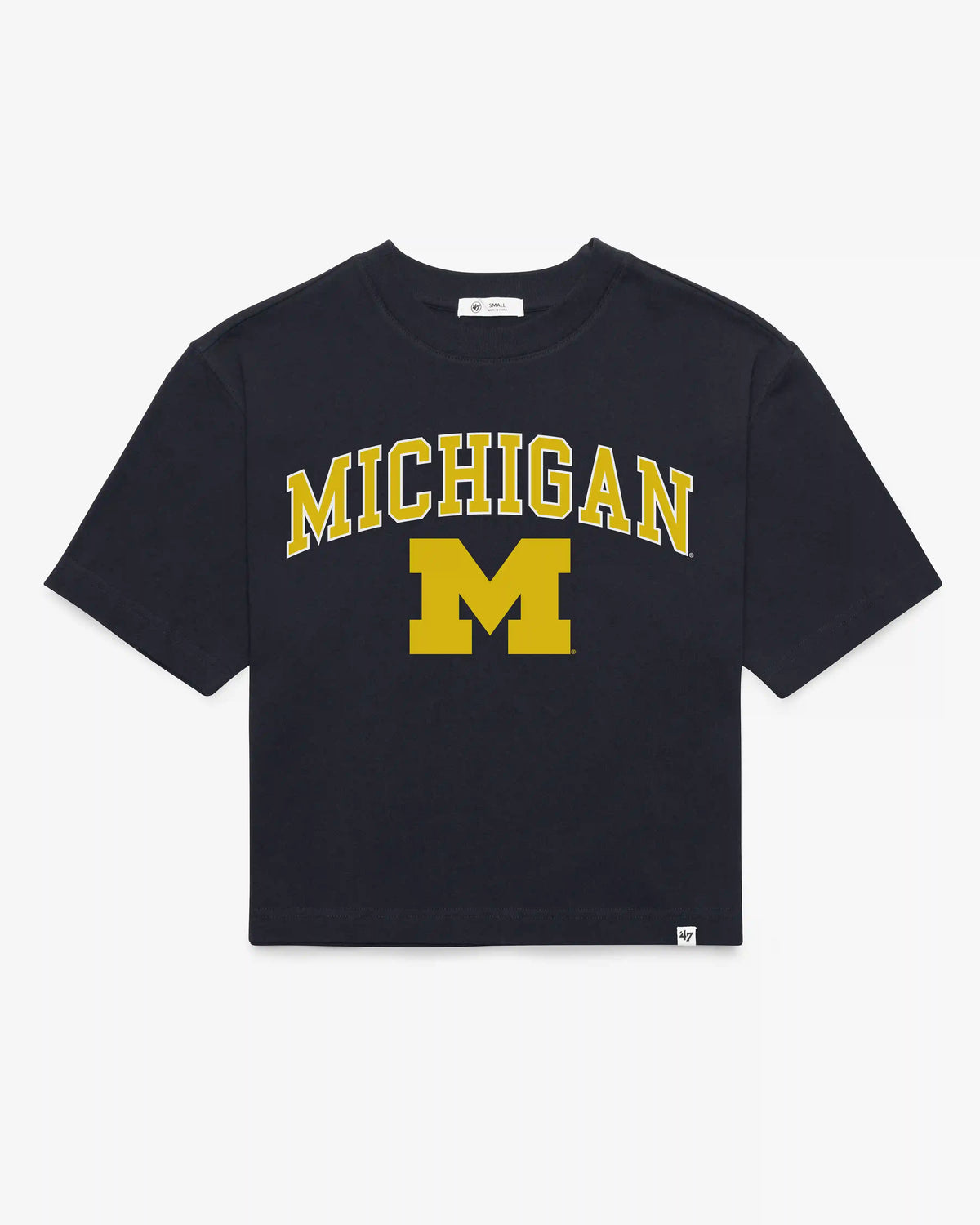 MICHIGAN WOLVERINES ARCH GAME '47 WOMEN'S REED CITY TEE