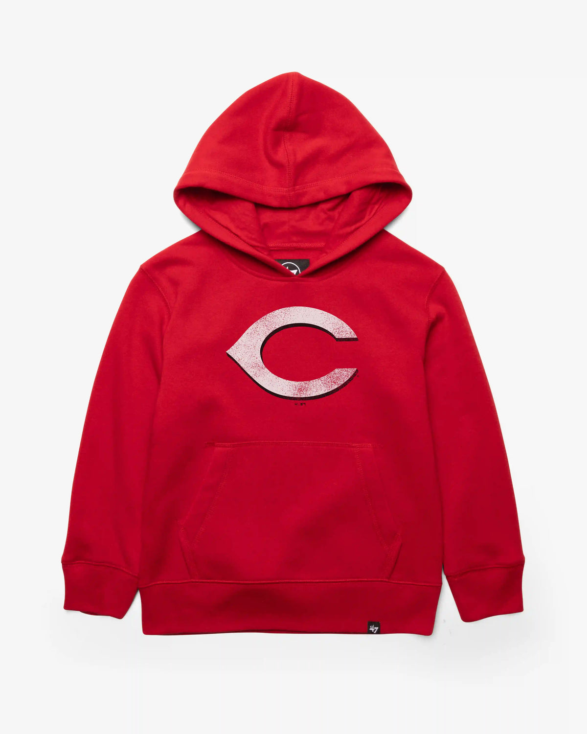 CINCINNATI REDS DISTRESSED IMPRINT '47 KID'S HEADLNE HOOD