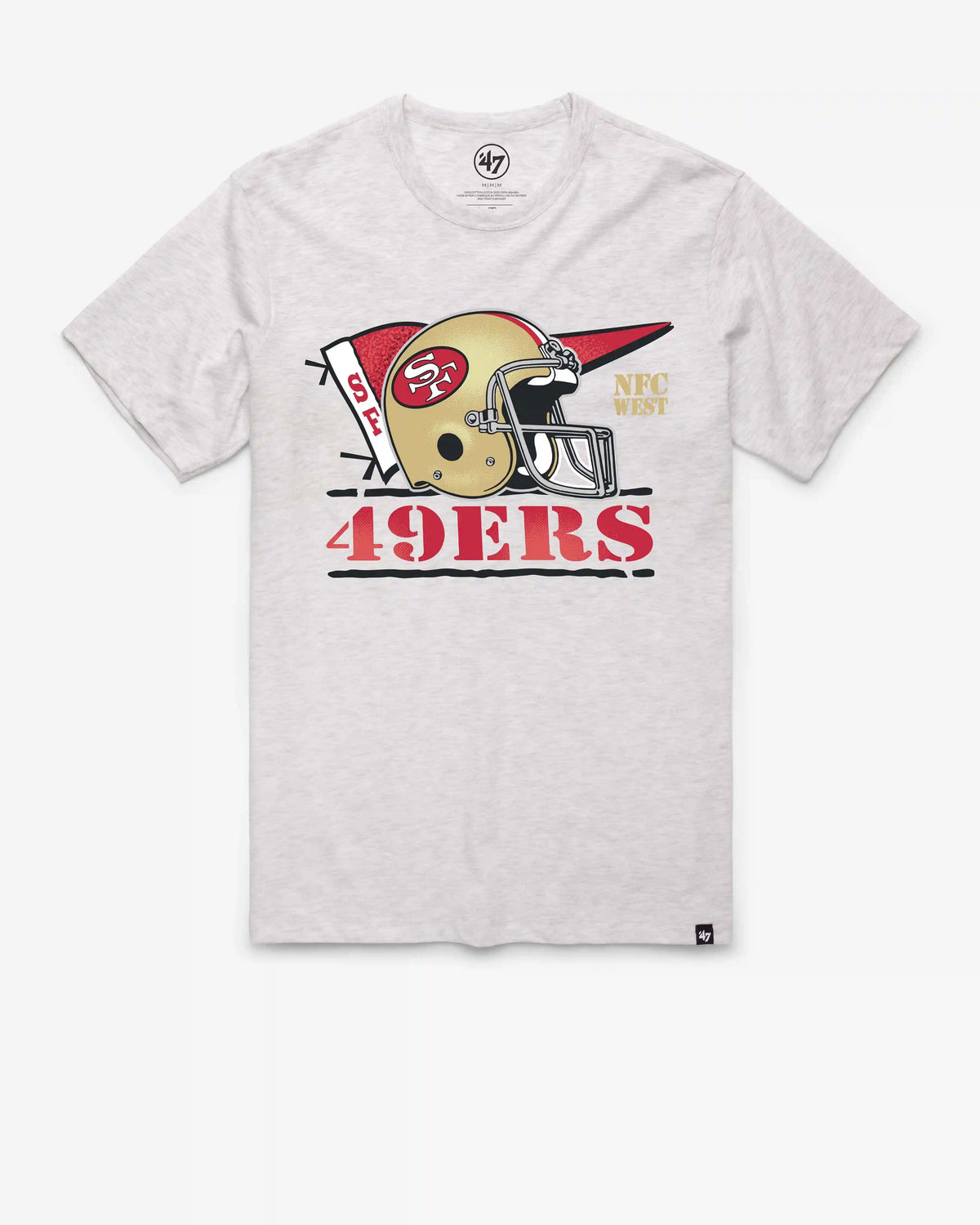 SAN FRANCISCO 49ERS HISTORIC MOTION FIELD '47 FRANKLIN TEE