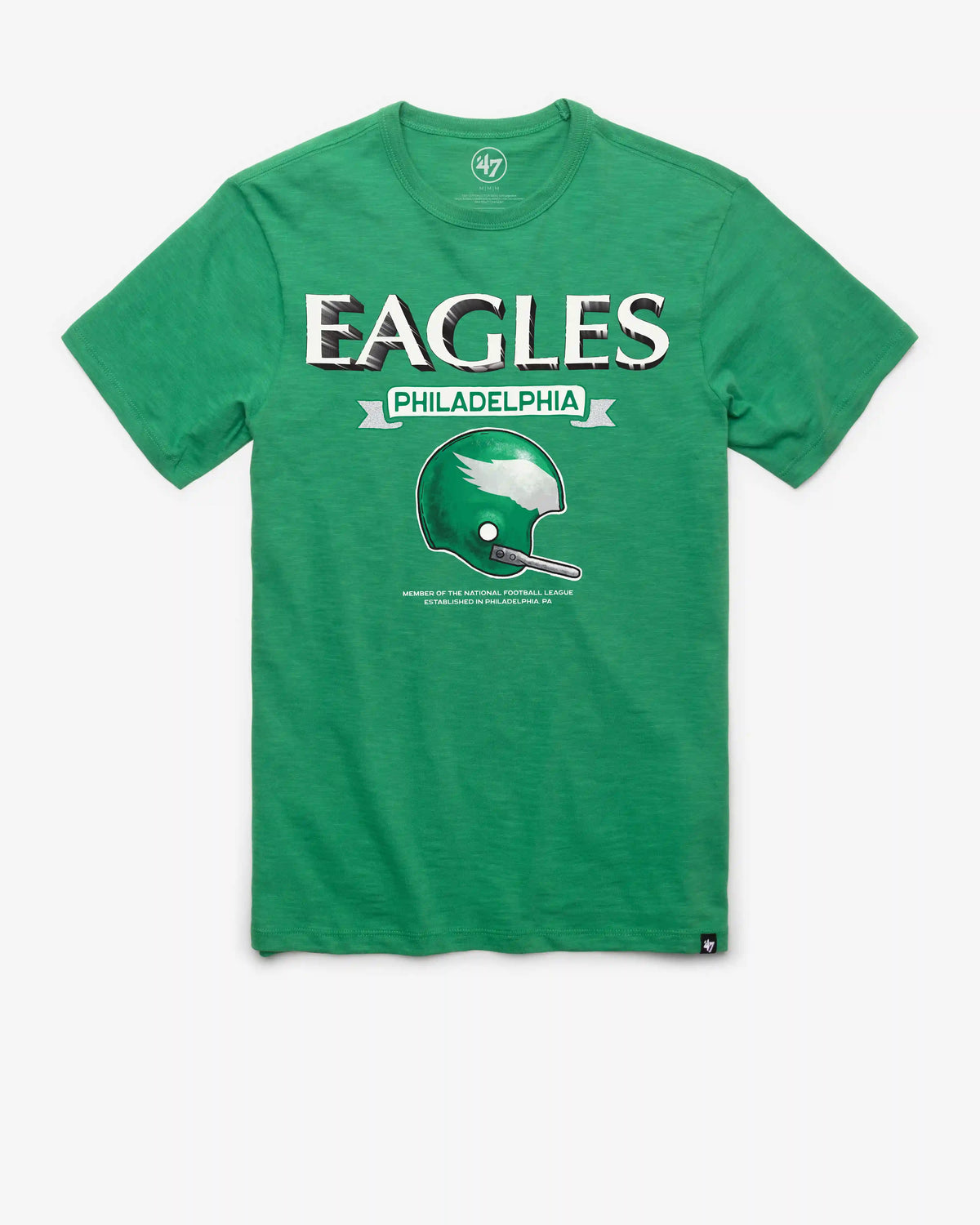 PHILADELPHIA EAGLES HISTORIC LONG HAUL '47 SCRUM TEE