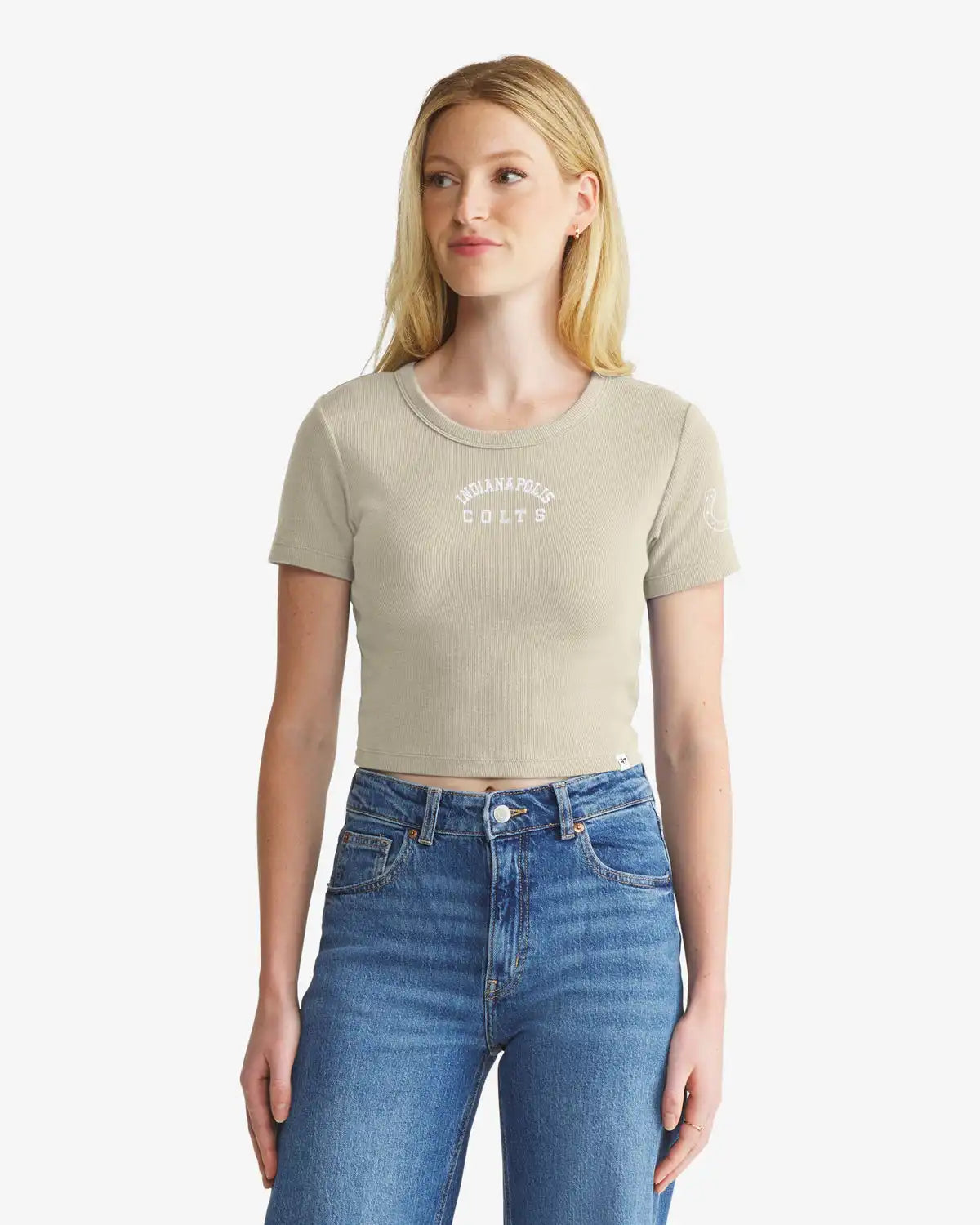 INDIANAPOLIS COLTS SPIRITED '47 WOMEN'S BABY RIB TEE