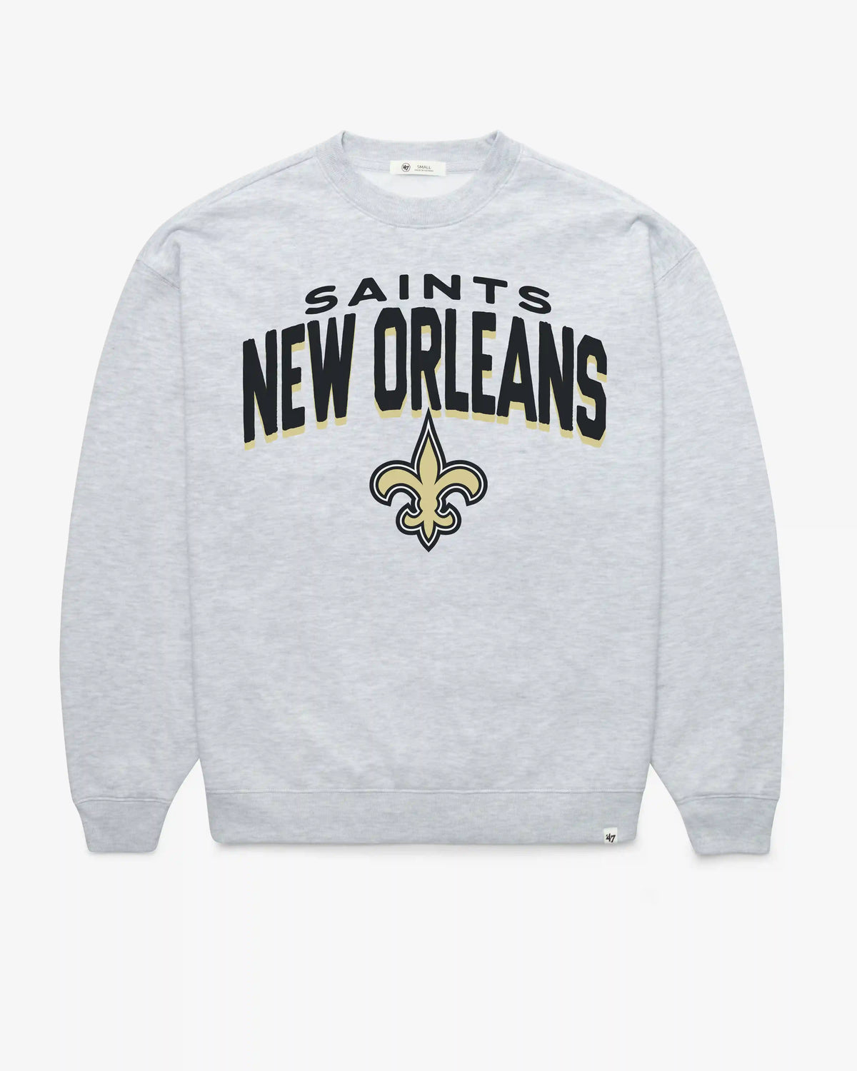 NEW ORLEANS SAINTS CAMPUS ARCH CLOUD '47 OVERSIZED CREW WOMENS