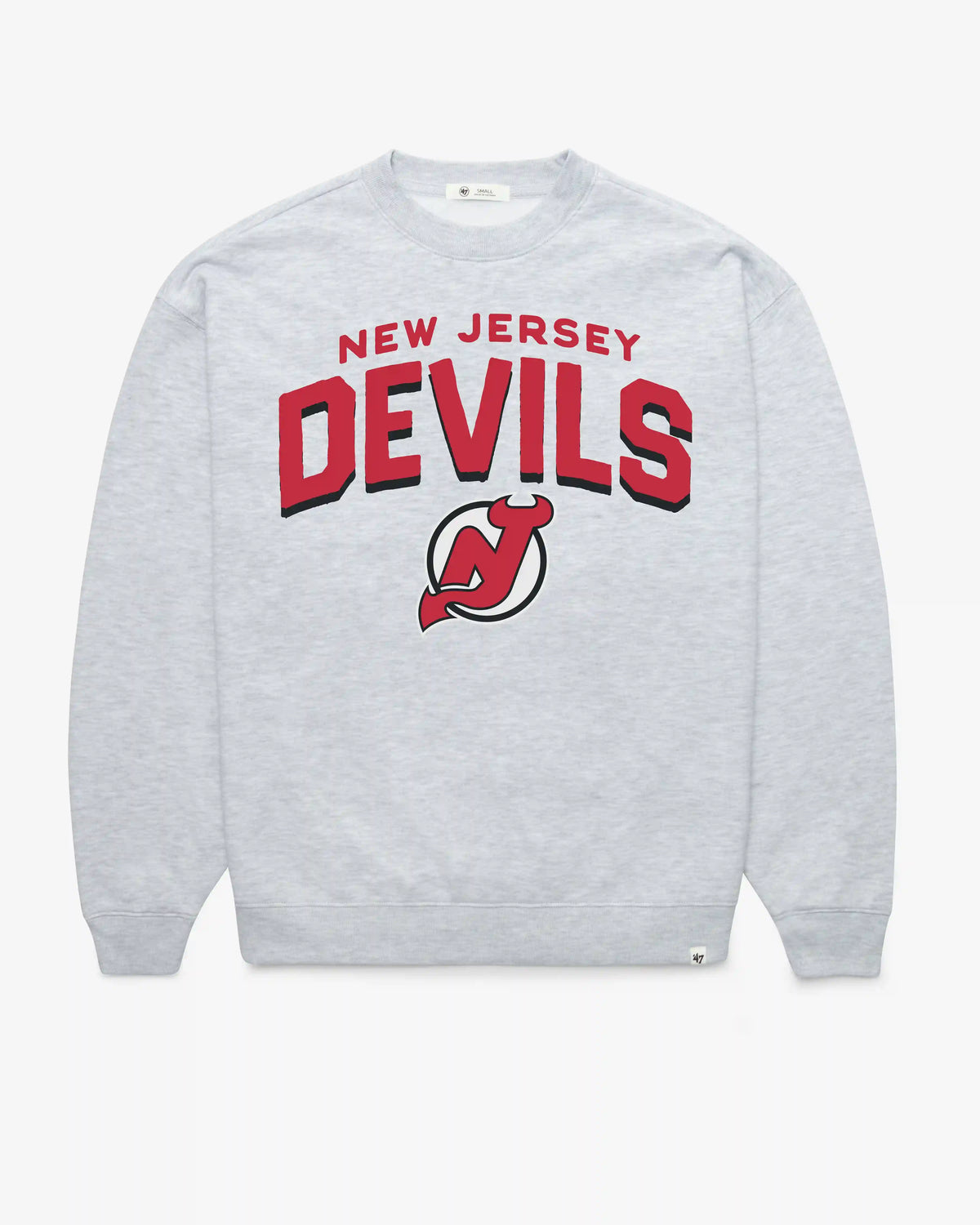 NEW JERSEY DEVILS CAMPUS ARCH CLOUD '47 OVERSIZED CREW WOMENS
