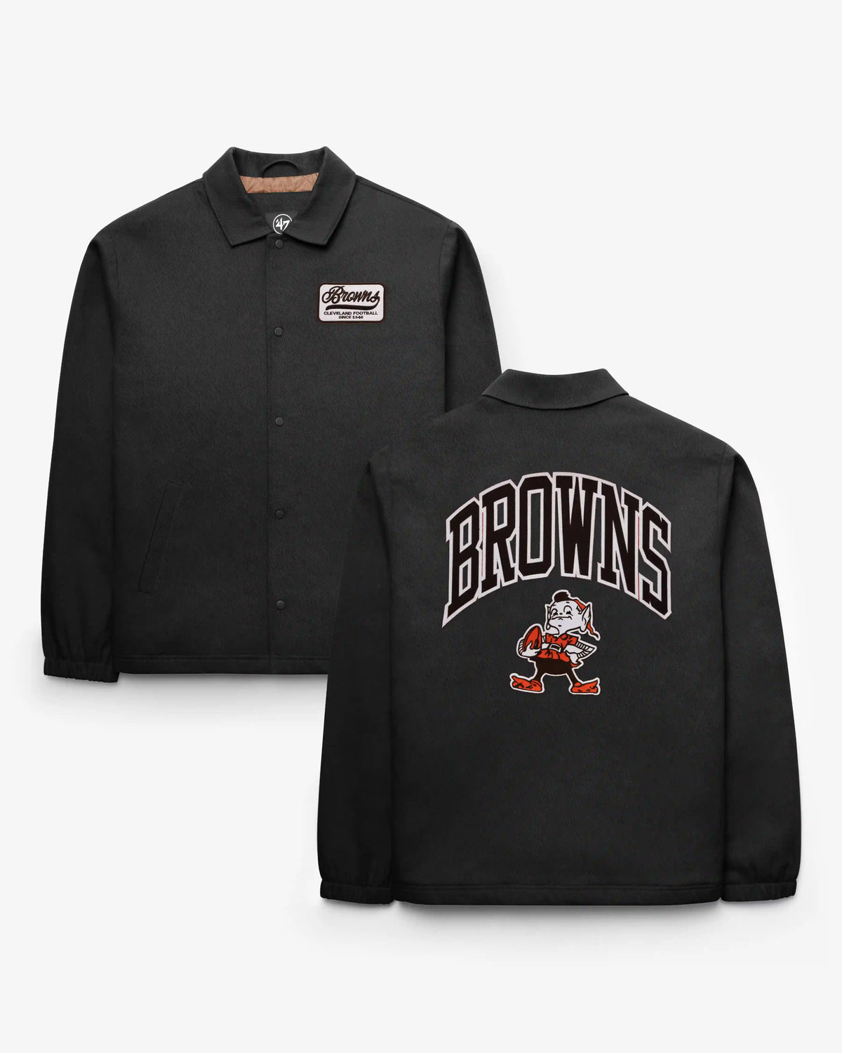 CLEVELAND BROWNS HISTORIC '47 RETREAD COACHES JACKET