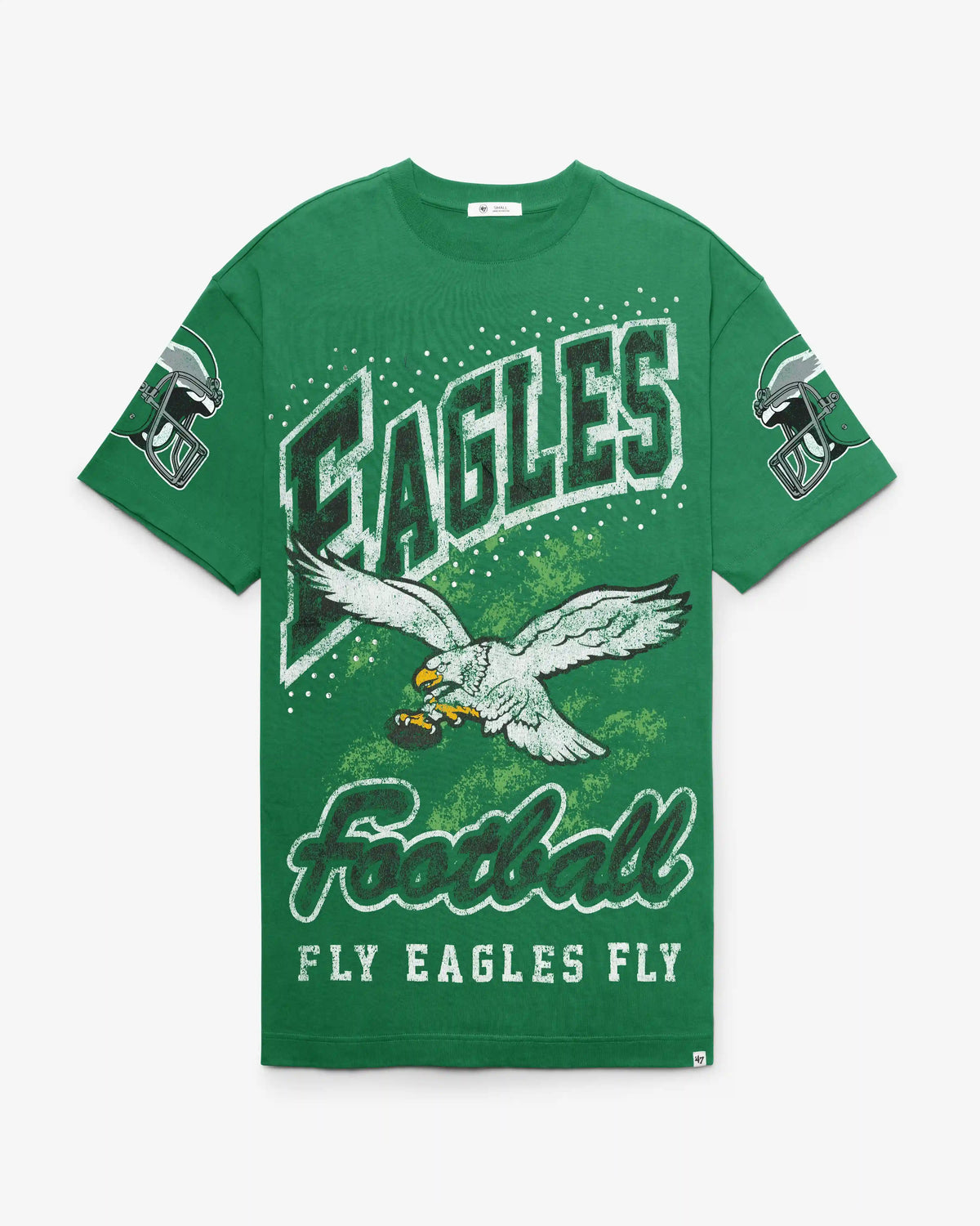 PHILADELPHIA EAGLES HISTORIC GEMSTONE SWASH '47 WOMEN'S T-SHIRT DRESS