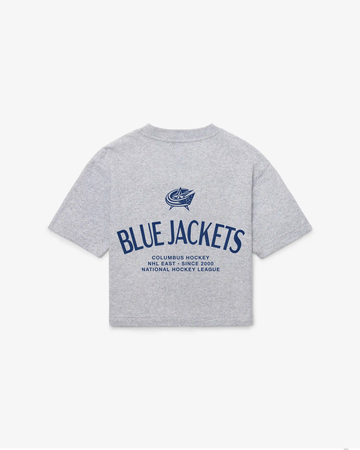 COLUMBUS BLUE JACKETS HADRIAN '47 FOUNDATION CROP TEE WOMENS