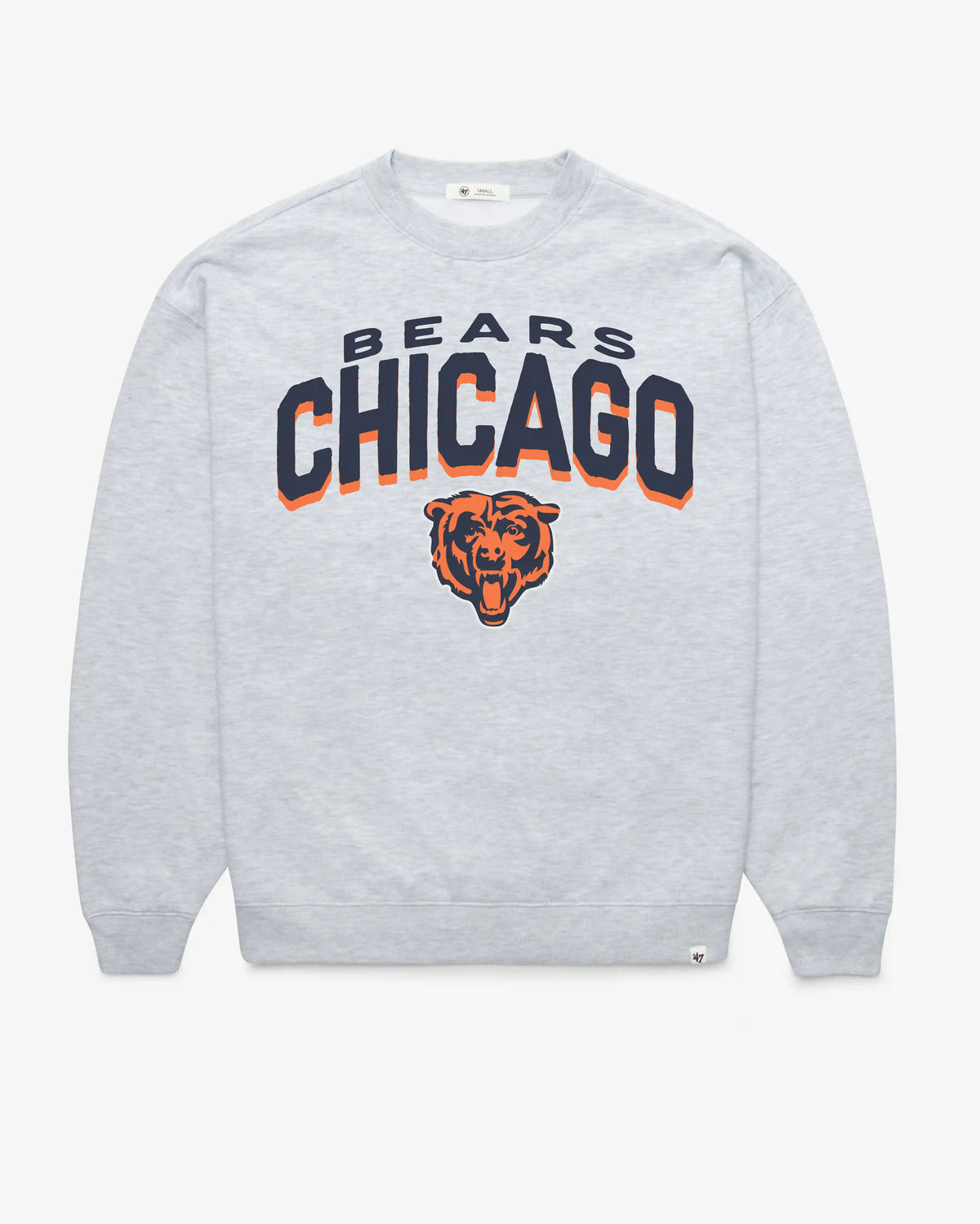 CHICAGO BEARS CAMPUS ARCH CLOUD OVERSIZED CREW WOMENS