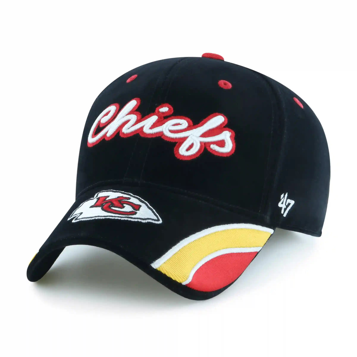 KANSAS CITY CHIEFS VELVET DENIM SCRIPT '47 WOMEN'S MVP