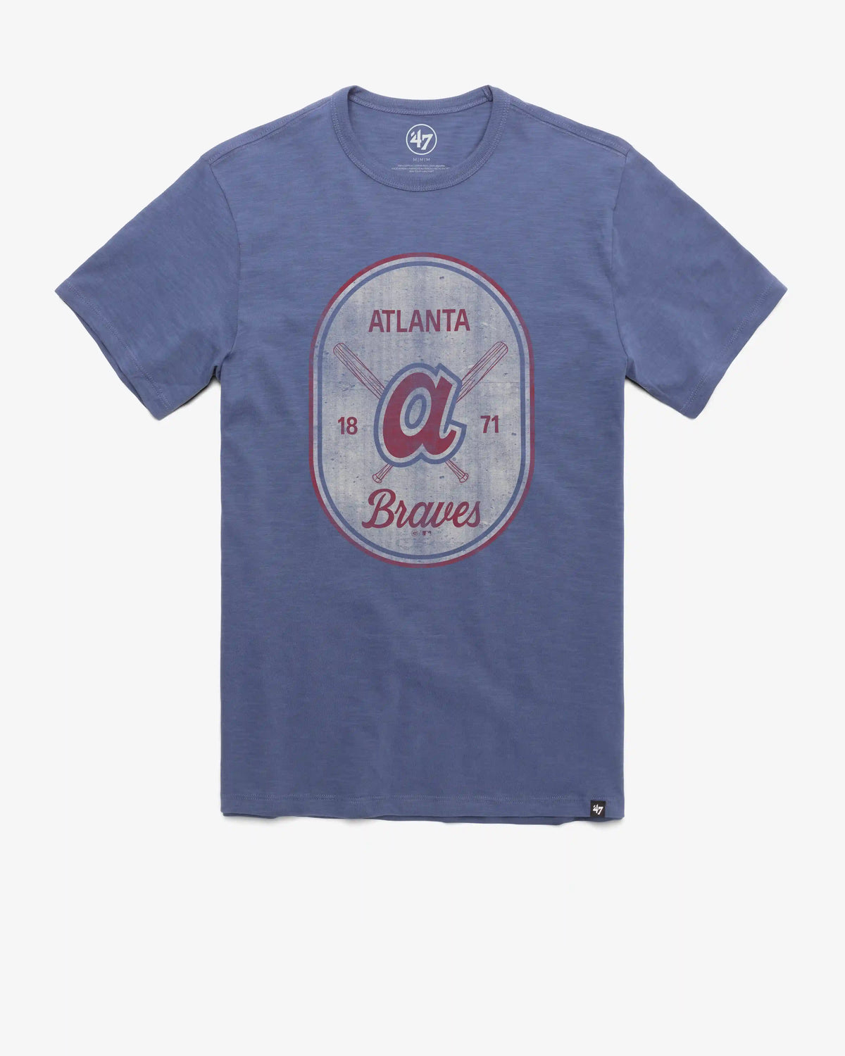 ATLANTA BRAVES COOPERSTOWN CROSS PATCH '47 SCRUM TEE
