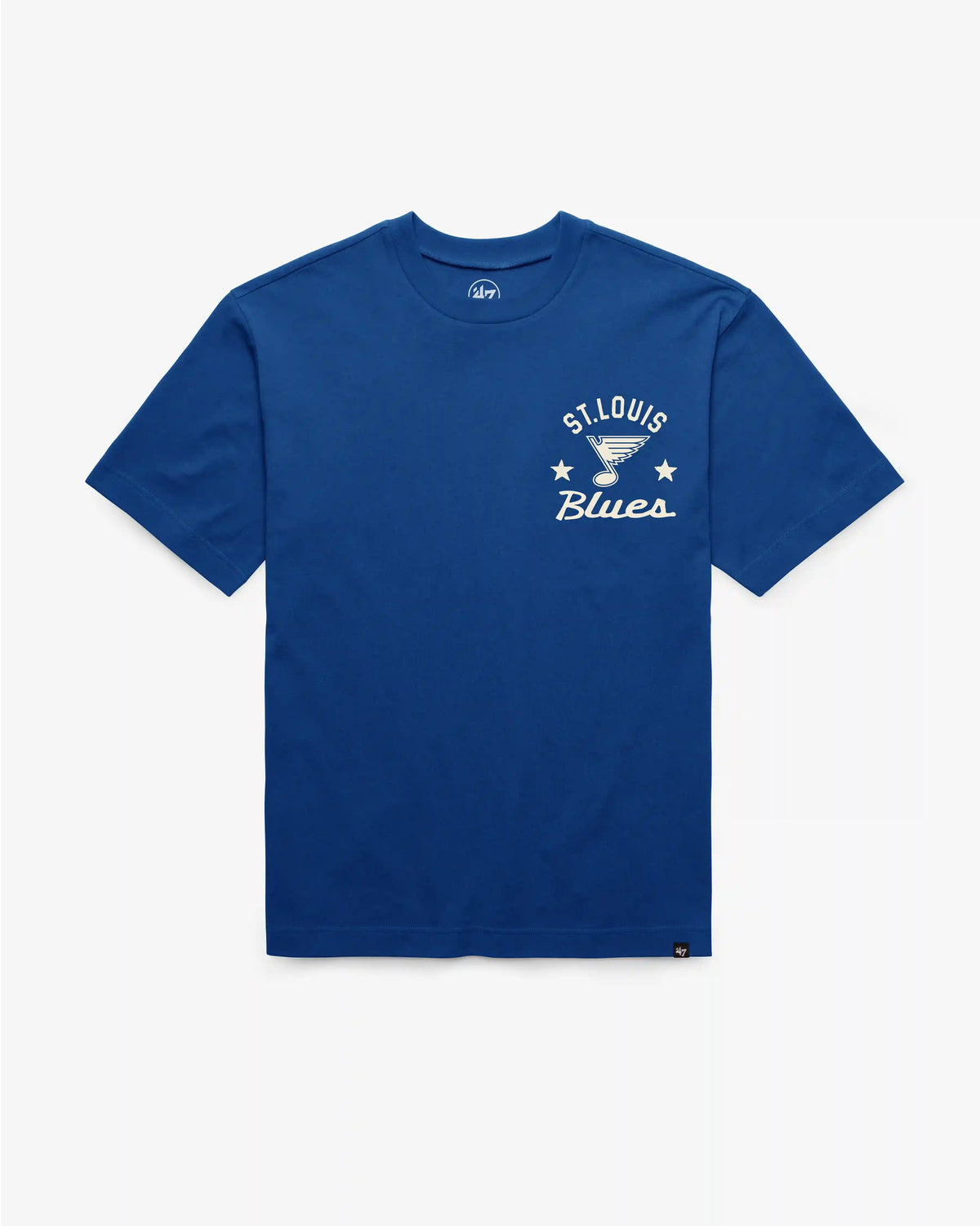ST LOUIS BLUES MASK BACK '47 FOUNDATION TEE