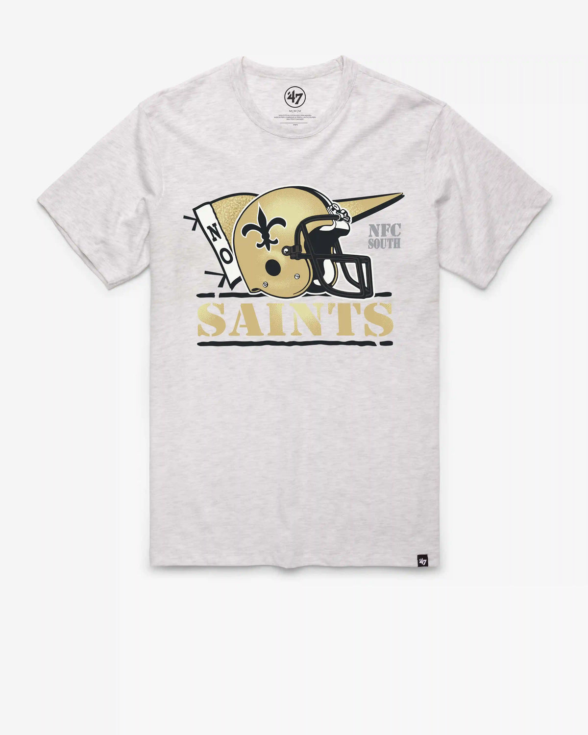 NEW ORLEANS SAINTS HISTORIC MOTION FIELD '47 FRANKLIN TEE