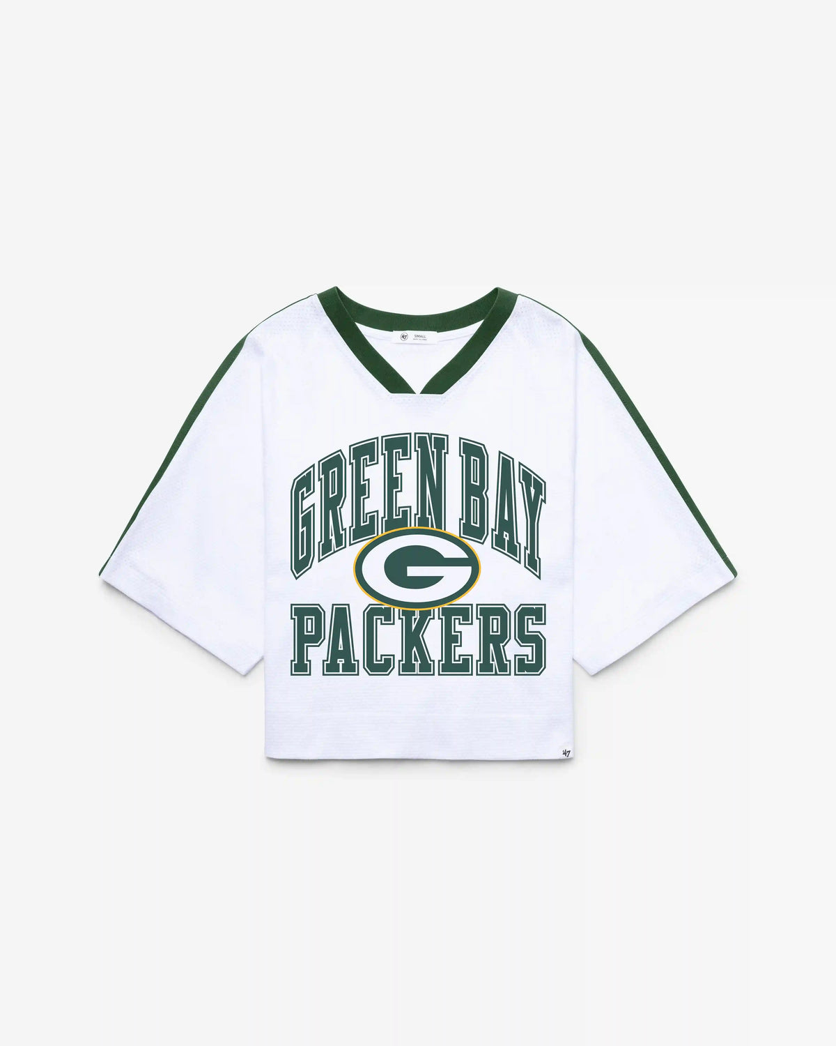 GREEN BAY PACKERS BIG OVERARCH '47 WOMEN'S DROP NEEDLE RAGLAN JERSEY