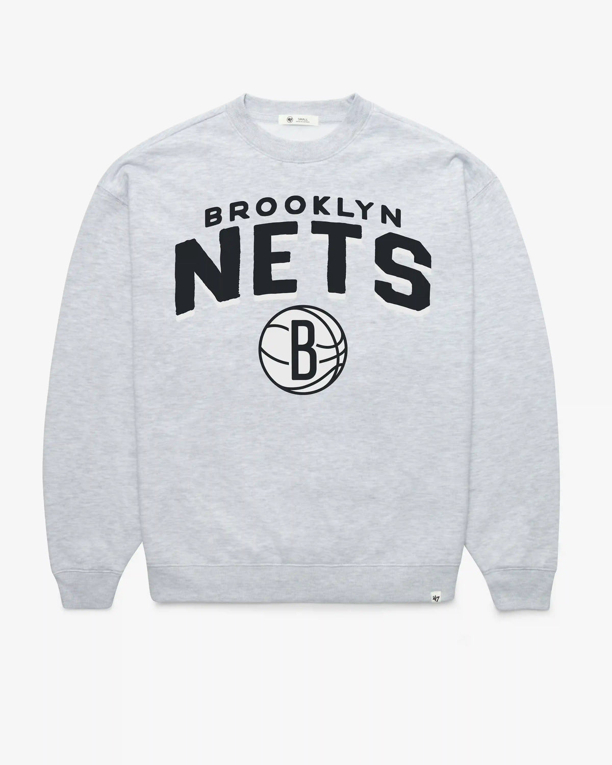 BROOKLYN NETS CAMPUS ARCH CLOUD '47 OVERSIZED CREW WOMENS