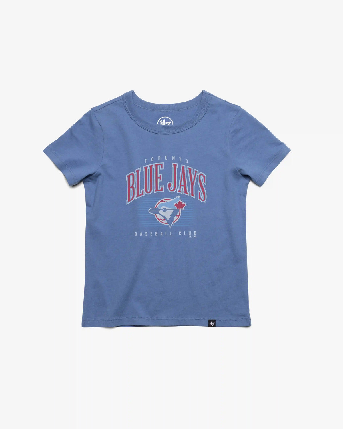 TORONTO BLUE JAYS COOPERSTOWN DOUBLE HEADER '47 KID'S FRANKLIN TEE