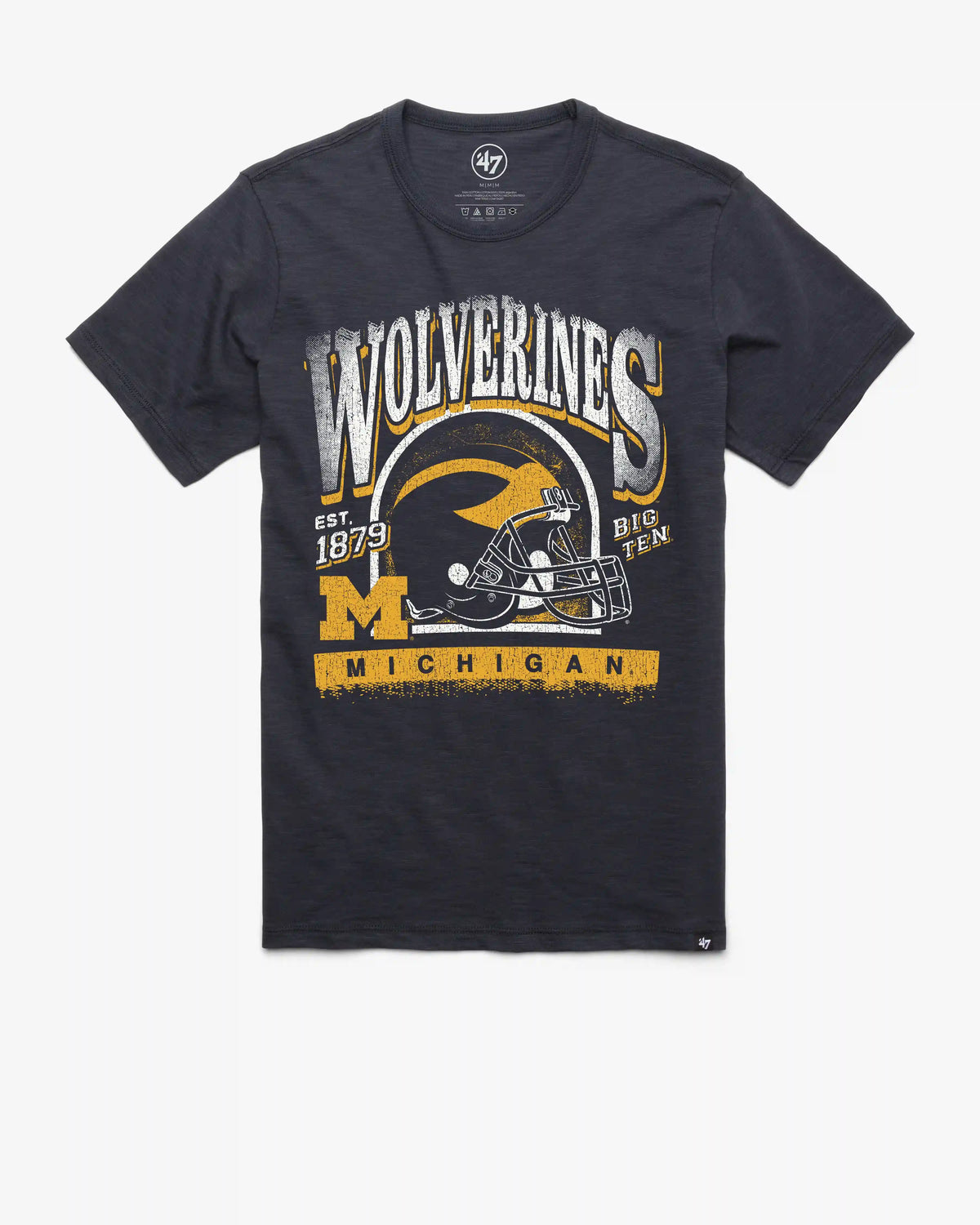 MICHIGAN WOLVERINES BIG10 REGIONAL '47 SCRUM TEE