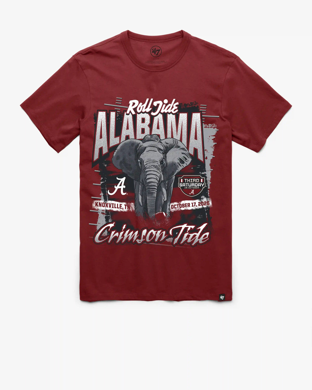 ALABAMA CRIMSON TIDE VS. TENNESSEE VOLUNTEERS THIRD SATURDAY REGIONAL '47 FRANKLIN TEE